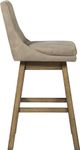 Signature Design by Ashley® Tallenger Tall Beige Upholstered Swivel Bar Stool -2