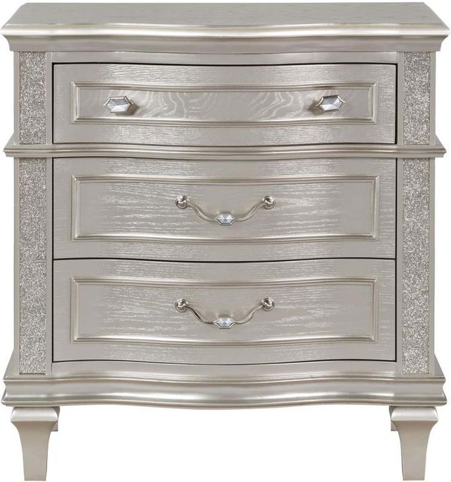 Coaster® Evangeline Silver Oak Nightstand-1