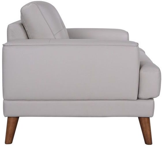 Porter International Designs Anzio Cream Leather Chair-4