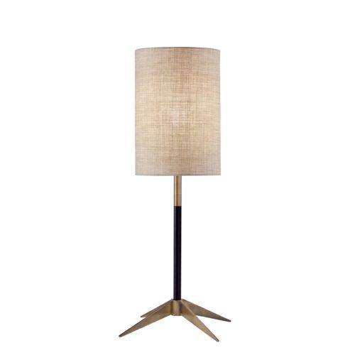 Adesso® Davis Antique Brass Table Lamp-0