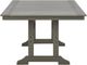 Signature Design by Ashley® Visola Gray Wooden Outdoor Dining Table-2