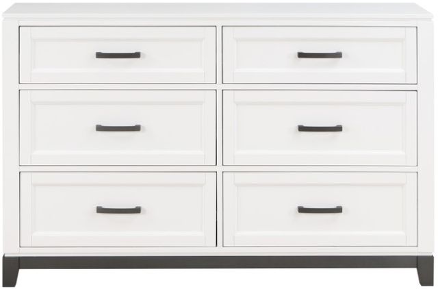 Mazin Furniture Garretson White Dresser-1