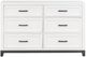 Mazin Furniture Garretson White Dresser-1