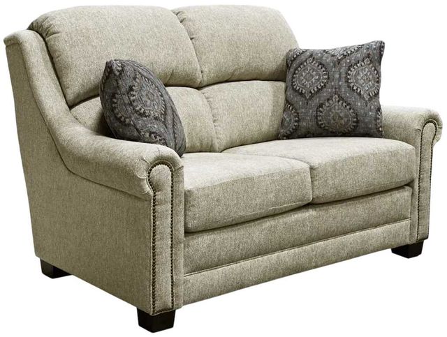 England Furniture Customizable Dawson Loveseat with Nails-0