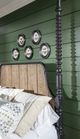 Legacy Classic Vintage Market Barnwood Oak/Kettle Black King Poster Bed-4