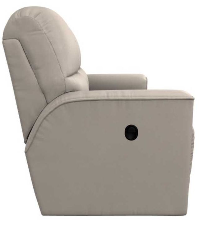La-Z-Boy® Cade Oyster Leather Manual Reclining Loveseat-3