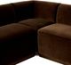 Four Hands Dorset 6-Piece Surrey Mink U-Shape Banquette-5