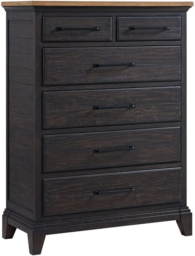 Elements International Montrose Brown/Espresso Chest-0