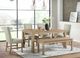 Elements International Eleanor Brown Dining Bench-1