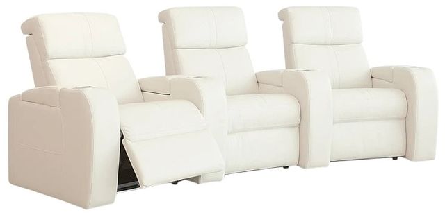 Palliser® Furniture Customizable Flicks 3-Seat Power Reclining Curved Home Theater Seating-0
