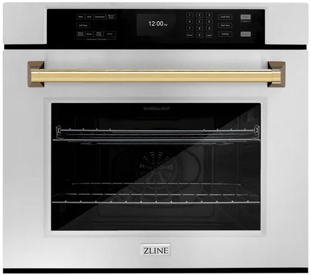 ZLINE Autograph Edition Professional 30" Stainless Steel Single Electric Wall Oven-0