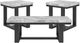 Steve Silver Co. Lucca 3-Piece Gray Occasional Table Set with Espresso Base-0