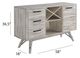 Intercon Modern Rustic Weathered White Server-2
