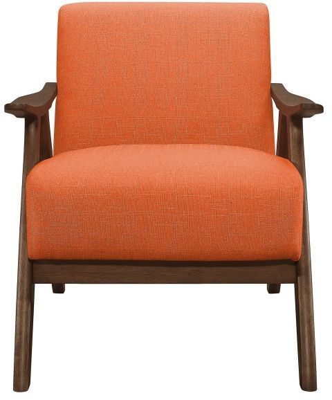 Homelegance® Damala Orange Accent Chair-2