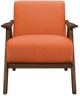 Homelegance® Damala Orange Accent Chair-2