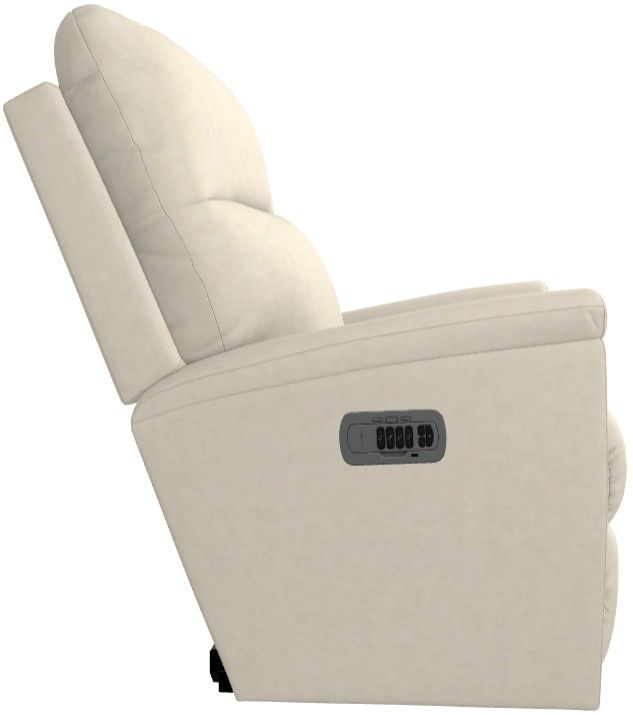 La-Z-Boy® Norton Oyster Leather Power Wall Recliner with Headrest and Lumbar-3