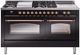 Ilve® Nostalgie II Series 60" Glossy Black Pro Style Dual Fuel Range-0