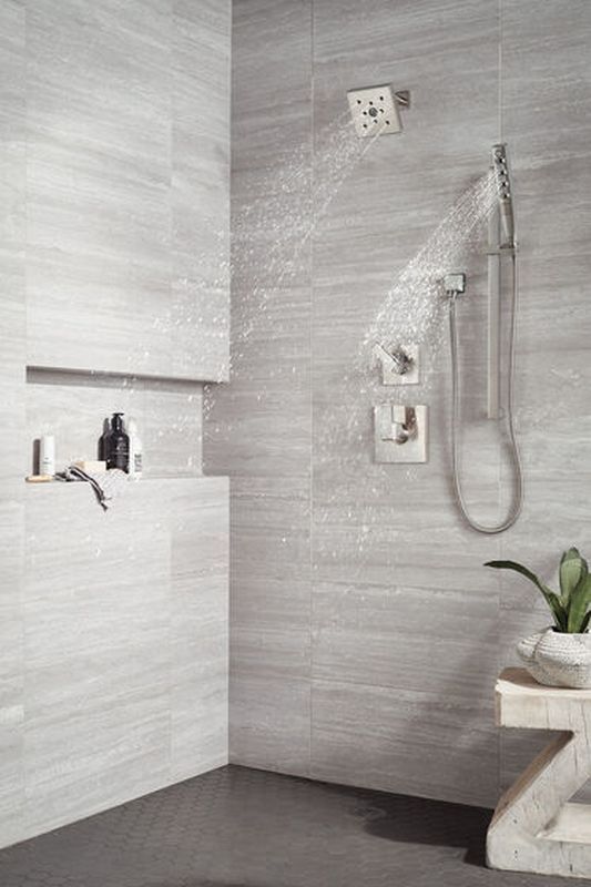 Delta Ara® Monitor® 14 Series H2Okinetic® Stainless Shower Trim-3