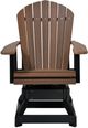 Nature's Best Furniture Customizable Adirondack Polyethylene Outdoor Swivel Dining Chair-1
