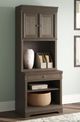 Signature Design by Ashley® Janismore Distressed Weathered Gray Bookcase-2
