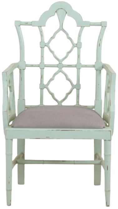 Bramble Customizable Chinois Arm Chair-1