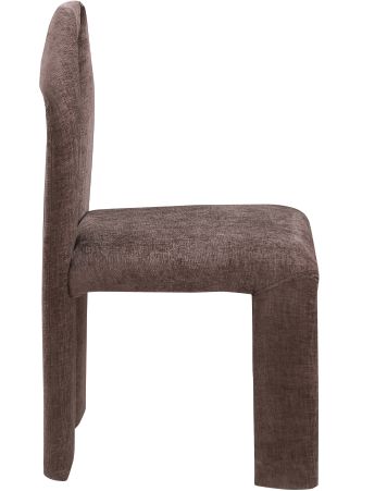 Meridian Furniture Bennett Brown Chenille Dining Chair-2