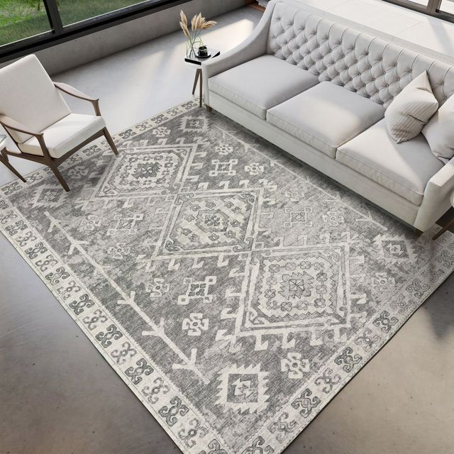 Dalyn™ Rug Company Brisbane BR2 Silver 5'x8' Area Rug-3