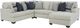 Benchcraft® Lowder 4-Piece Stone Right-Arm Facing Sectional and Chaise-0