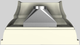 Vent-A-Hood® Designer Series 54" Biscuit Wall Mounted Range Hood-2