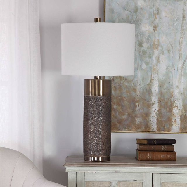 Uttermost® Brannock Metallic Golden Bronze Table Lamp-1