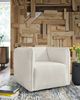 Signature Design by Ashley® Lonoke Gray Swivel Accent Chair-4