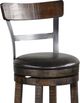 Sunny Designs™ Homestead Tobacco Leaf 30" Fullback Swivel Barstool-3