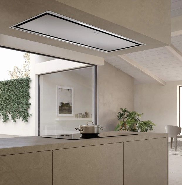 Faber Stratus Isola 36" Stainless Steel Island Range Hood -2