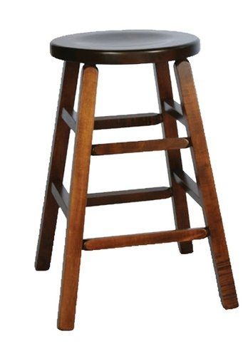 Door County Square Leg Backless Stationary Stool 30"-0