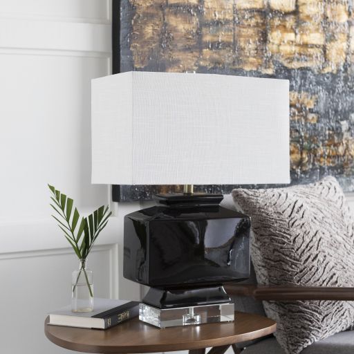 Surya Cutler Black Table Lamp-3
