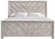 Elements International Eleanor White King Panel Bed-3