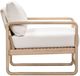 TOV Furniture Palata Cream Fabric/Wooden Outdoor Accent Chair-4