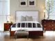 Century® Details Case Marine California King 72" Metal Leg Upholstered Bed-2