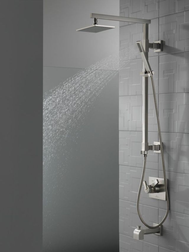 Delta Arzo® Stainless Pull-Up Diverter Tub Spout-3