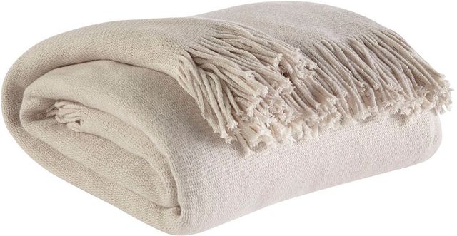 Signature Design by Ashley® Haiden 3-Piece Ivory/Taupe Throws-0