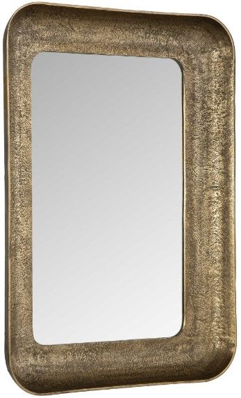 Uttermost® Alvaro Antique Brass Mirror-3