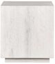 Classic Home Layne White Square End Table-2