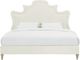 TOV Furniture Serenity Cream Velvet King Bed-4