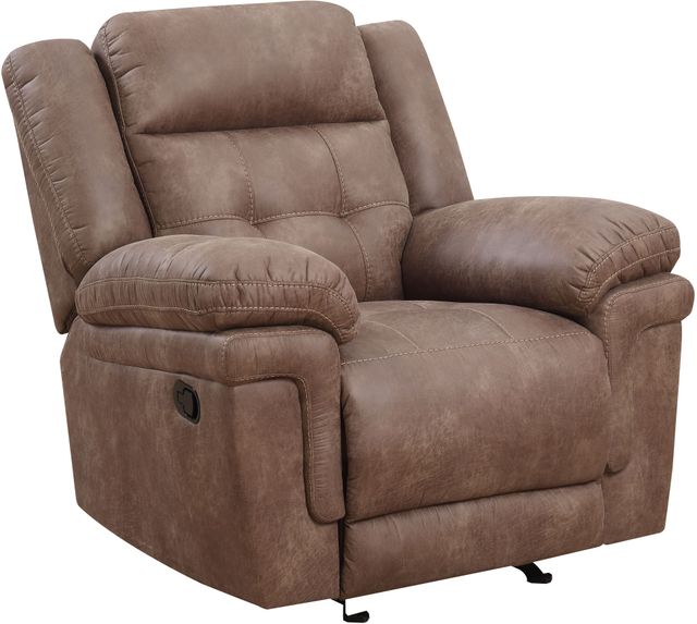 Steve Silver Co. Anastasia Cocoa Manual Glider Recliner-0
