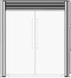 Frigidaire® 84" Double Louvered Trim Kit-2