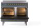 Ilve® Nostalgie II Series 40" Blue Grey Pro Style Induction Range-1