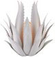 Currey & Company Agave Gesso White Wall Sconce-0