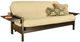 Kodiak Furniture Alamosa Canton Cream/Graystone Full Futon with Mattress-0