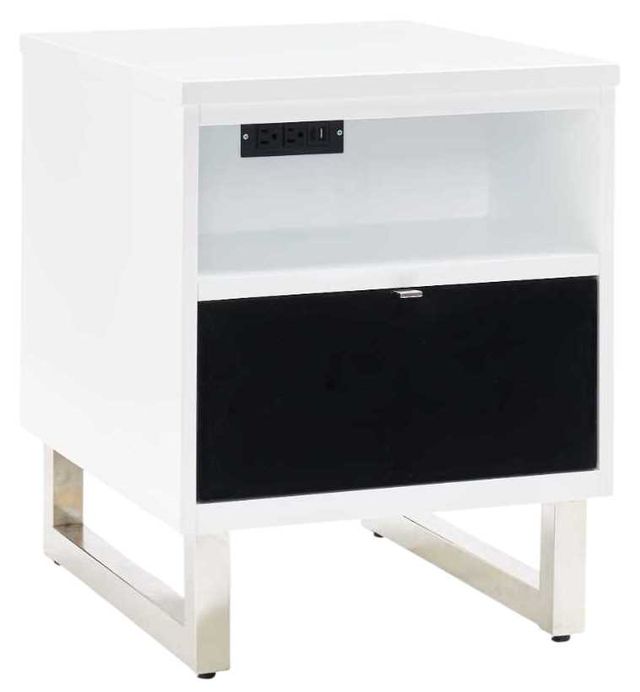 Signature Design by Ashley® Gardoni Black/White Chairside End Table-0