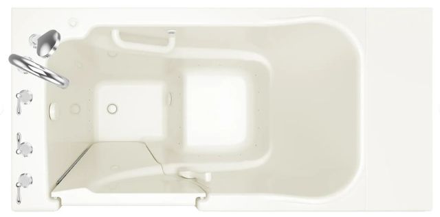 American Standard Gelcoat Linen 30” x 52” Walk-In Bathtub with Air Spa System - Left Hand Door and Drain-1